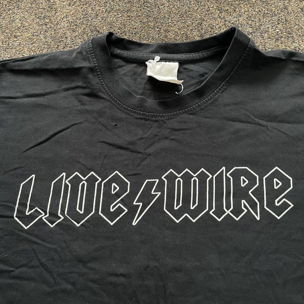 Vintage Vintage 90s Live Wire Graphic Tee Sun Faded Grunge Boxy M Size US M / EU 48-50 / 2 - 3 Thumbnail