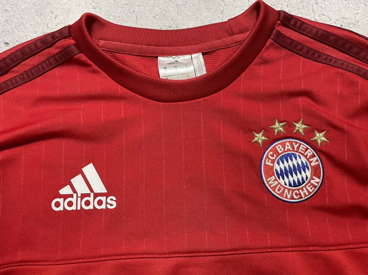Adidas Vintage Adidas Bayern Munchen Blokecore Football Sweatshirt Size US S / EU 44-46 / 1 - 7 Thumbnail