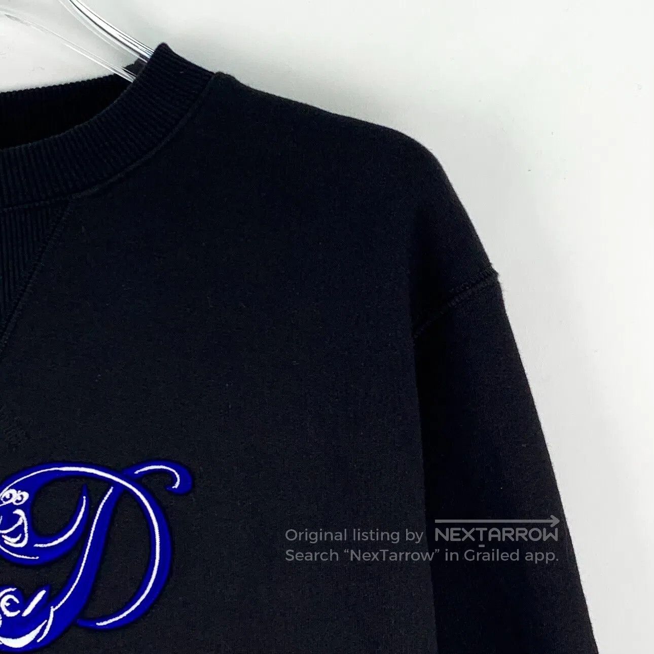 Dior Dior Black logo letter embroidered cotton long-sleeve swea Size US XXS / EU 40 - 3 Thumbnail