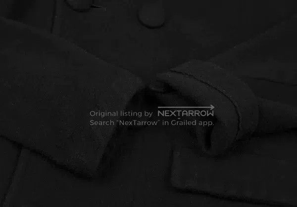 Comme des Garcons Comme Des Garcons Black retro button coat with inclined pl Size XS / US 0-2 / IT 36-38 - 7 Thumbnail