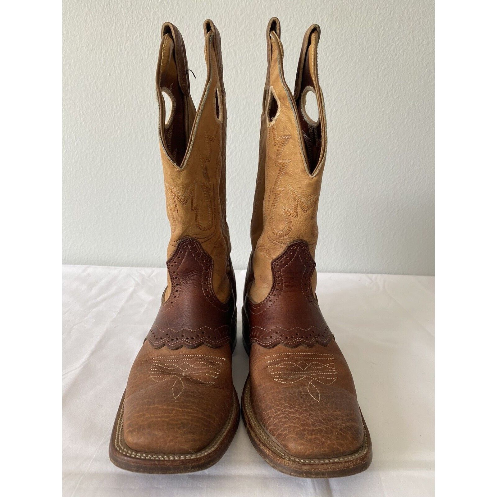 Boulet Boulet Hand Made/Tooled Cowgirl Square Toe Women's Size 6 Size US 7.5 / IT 37.5 - 5 Thumbnail