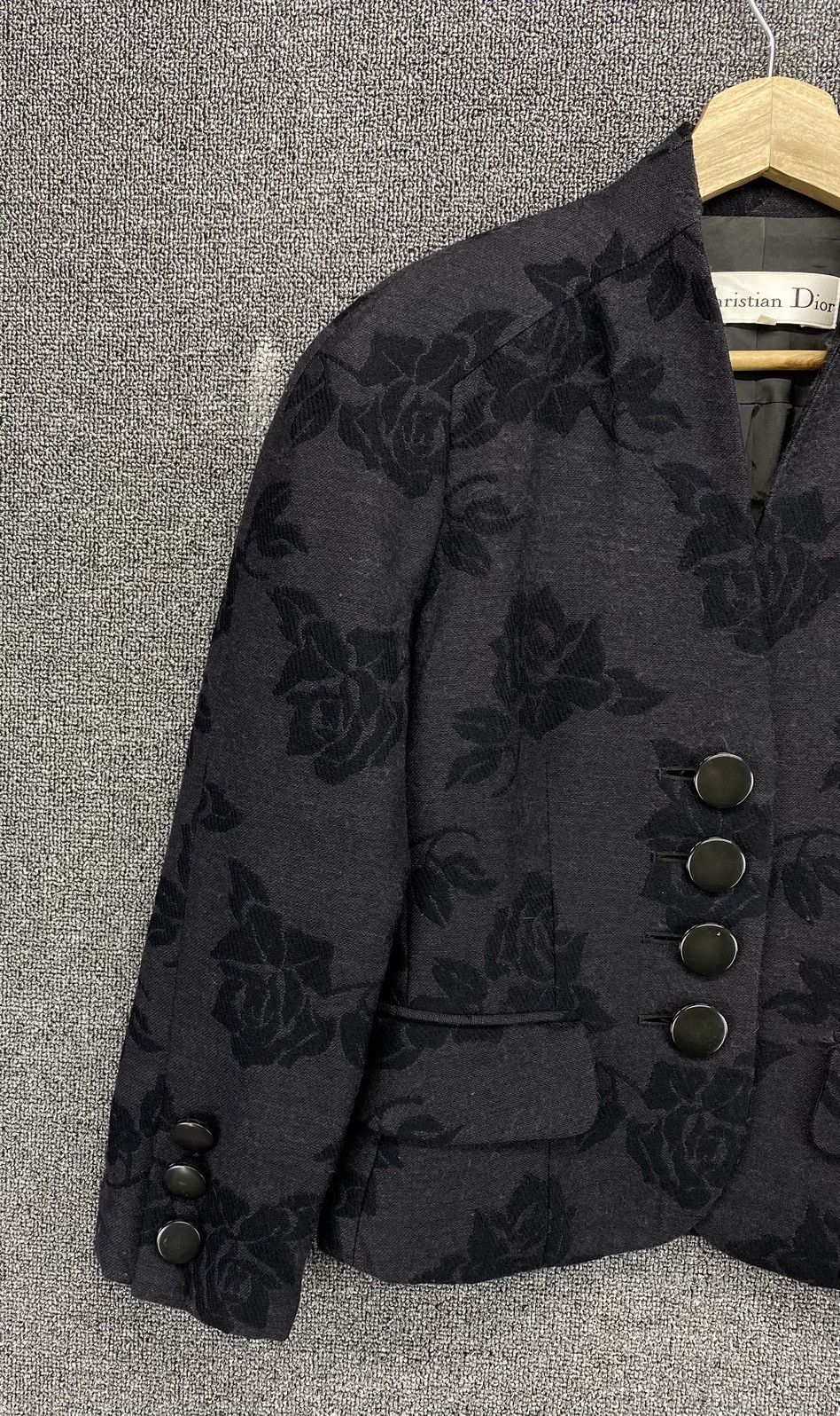 Christian Dior Monsieur × Vintage Vintage Christian Dior Rare Design Wool Cardigan Jacket Size S / US 4 / IT 40 - 3 Thumbnail