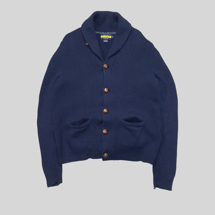 Mister Freedom Rugby Ralph Lauren leather elbow pad shawl collar