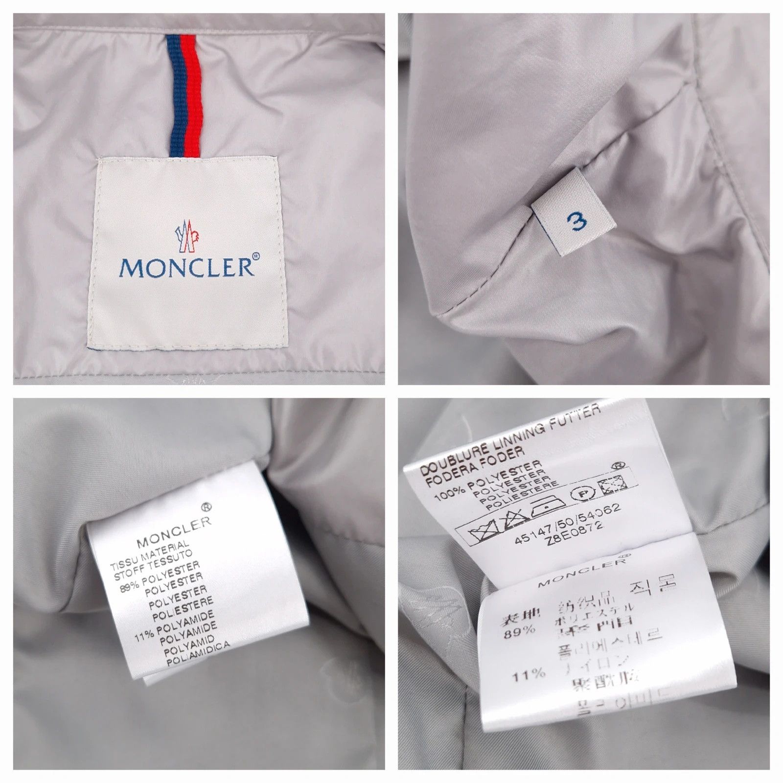 Moncler Moncler Silver Racing Jacket Size M / US 6-8 / IT 42-44 - 2 Thumbnail