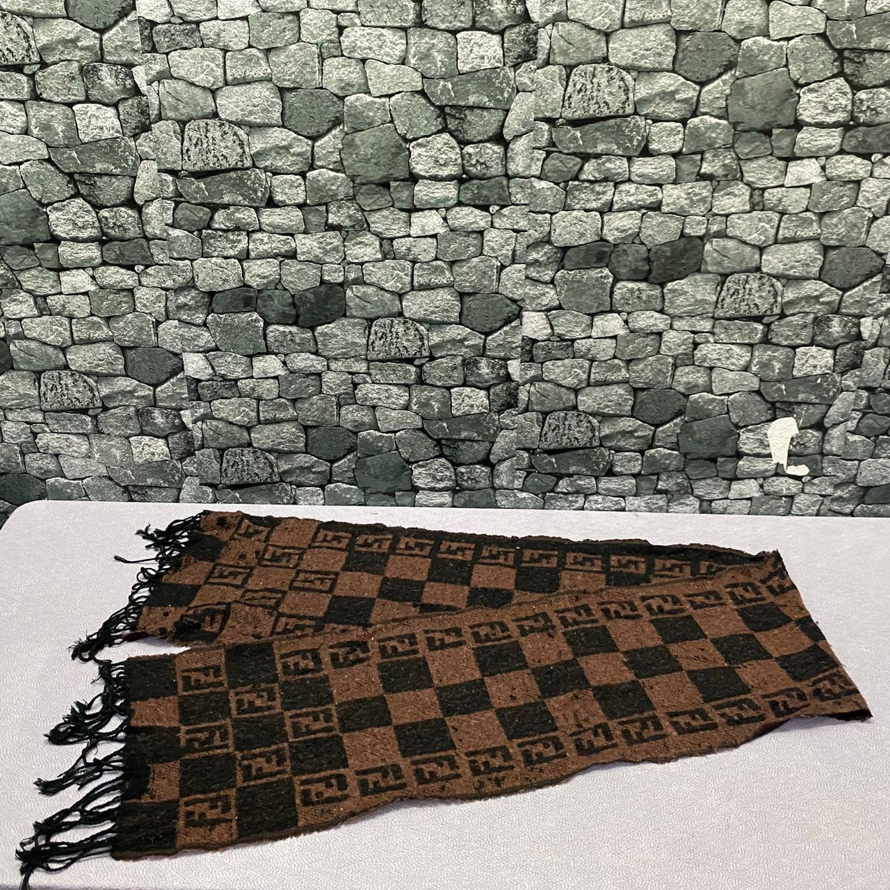 Fendi Vintage Fendi Paris Wool Scarf Size ONE SIZE - 6 Thumbnail