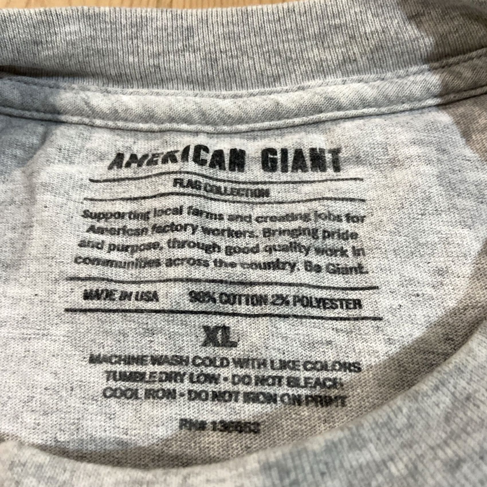 Vintage VINTAGE American Giant Shirt Mens XL Gray heather American Made Graphic Size US XL / EU 56 / 4 - 3 Thumbnail