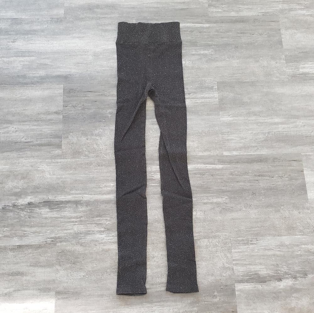 Free People Black Sparkle FP High Waisted Legging Size 30" / US 8 / IT 44 - 1 Thumbnail