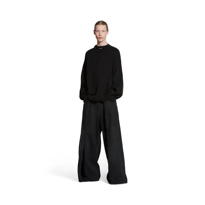 Balenciaga o1tr1nto0326 Political Campaign Hybrid Sweater in Black Size US S / EU 44-46 / 1 - 6 Thumbnail