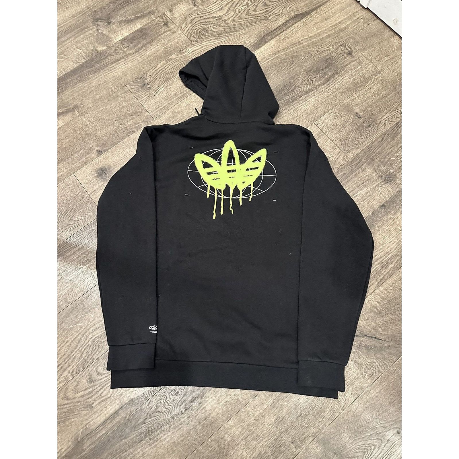 Adidas Adidas Originals GRAPHICS BEHIND THE TREFOIL Street Hoodie Size US XL / EU 56 / 4 - 3 Thumbnail