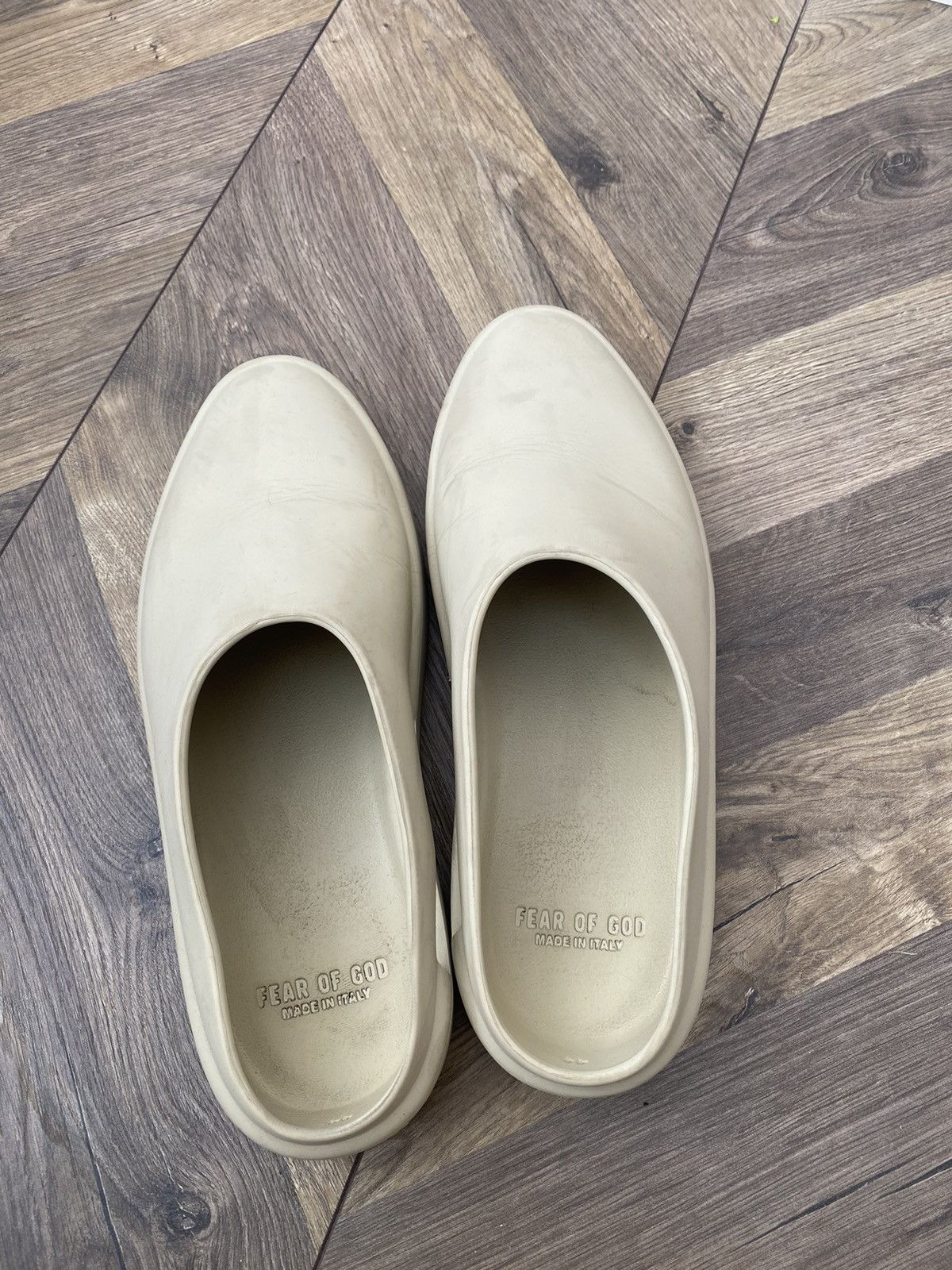 Designer × Fear of God × Vintage FEAR OF GOD THE CALIFORNIA 2.0 SNEAKER MULE BEIGE Size US 10 / EU 43 - 16 Thumbnail