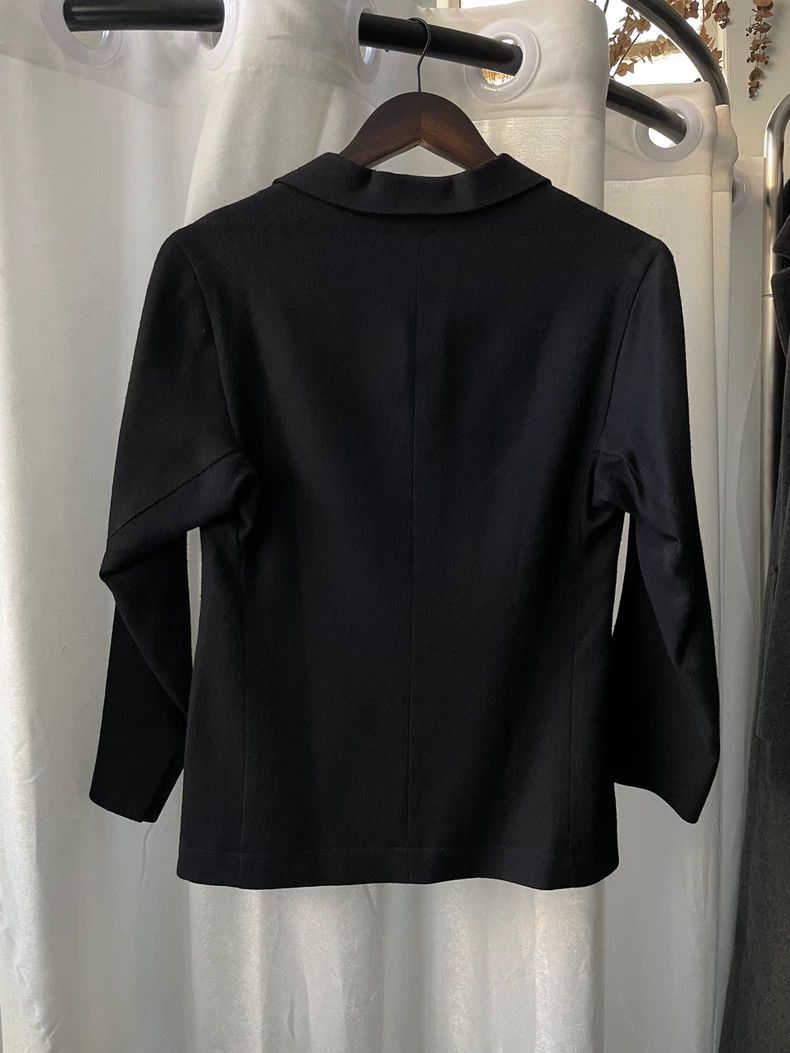 Yohji Yamamoto yohji Yamamoto size 2 Black wool jacket Size M / US 6-8 / IT 42-44 - 2 Thumbnail