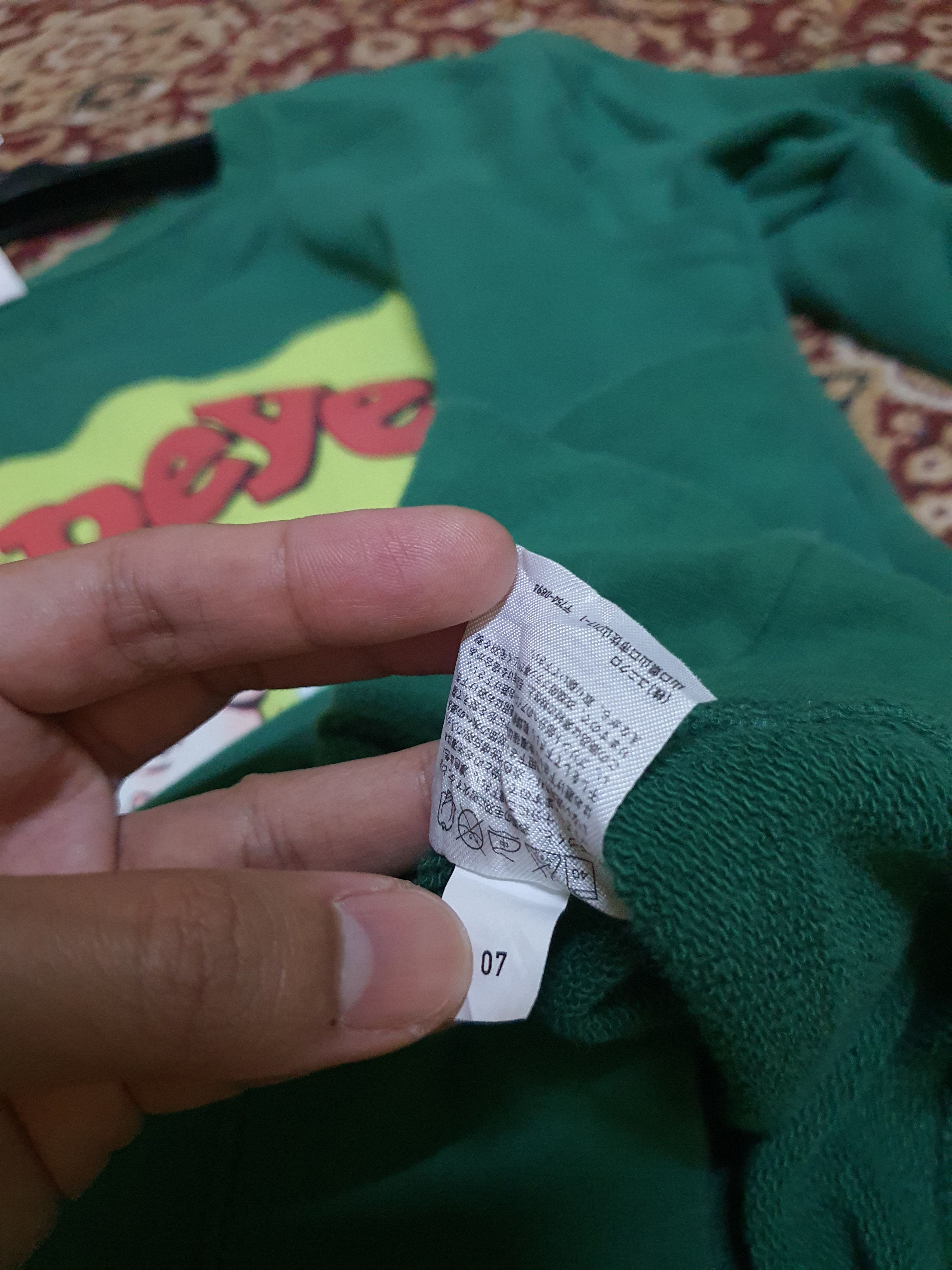 Anime × Uniqlo Vintage 00s Popeye The Sailorman X Uniqlo Sweatshirt Size US L / EU 52-54 / 3 - 9 Thumbnail