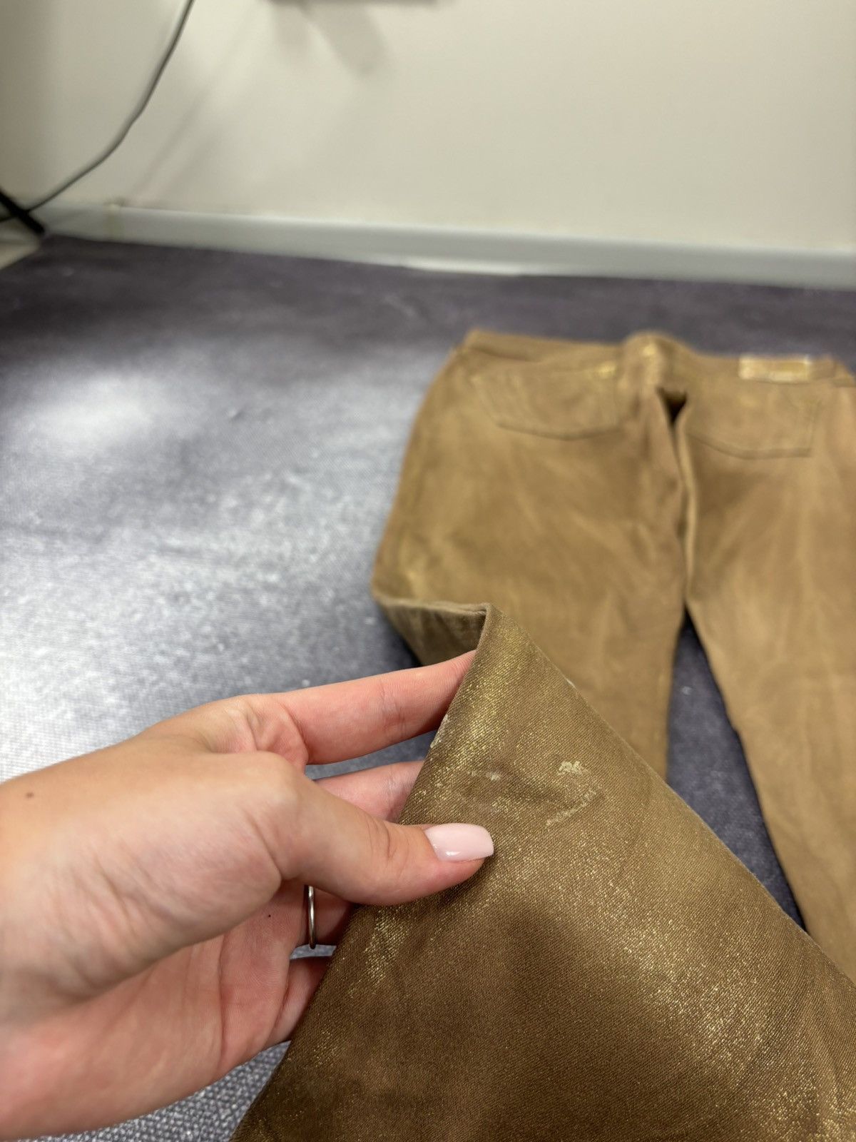 True Religion Vintage True Religion Y2K Women’s Gold Metallic Skinny Jeans Size 30" / US 8 / IT 44 - 11 Thumbnail