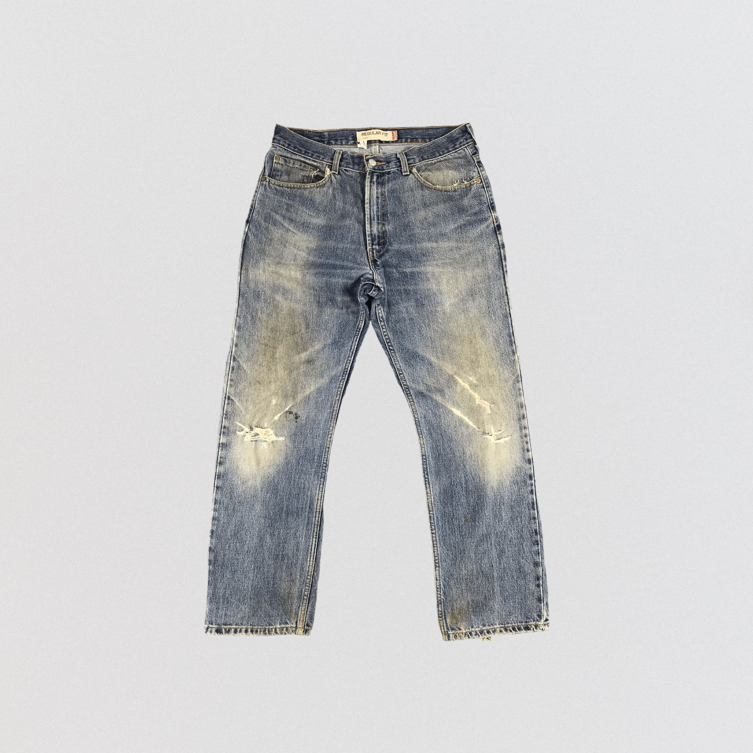 Levi's Vintage Distress Levis 505 Jeans-JM1194 Size US 34 / EU 50 - 1 Thumbnail