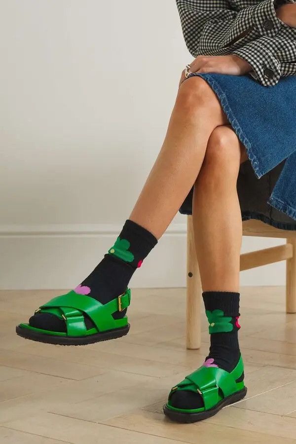 Marni o1y1025 Sandals in Green Size US 5 / IT 35 - 5 Thumbnail