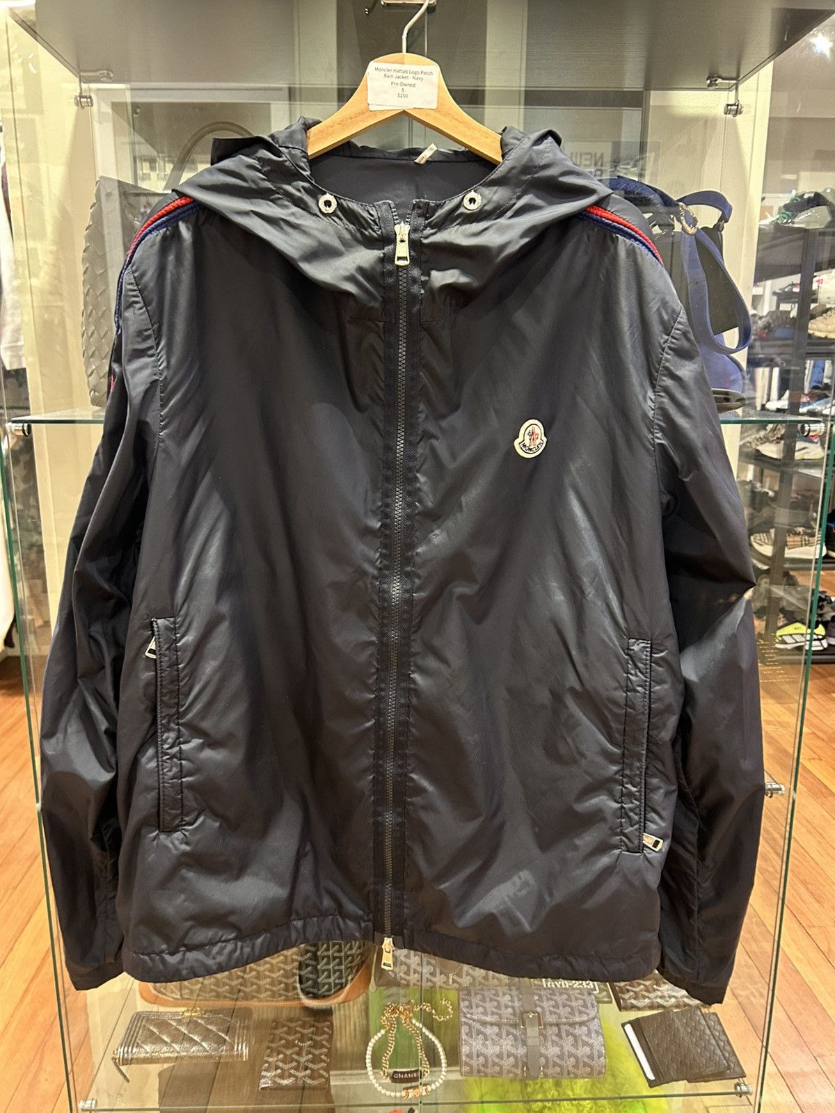 Moncler Moncler Hattab Logo Patch Windbreaker Size US XXL / EU 58 / 5 - 1 Thumbnail