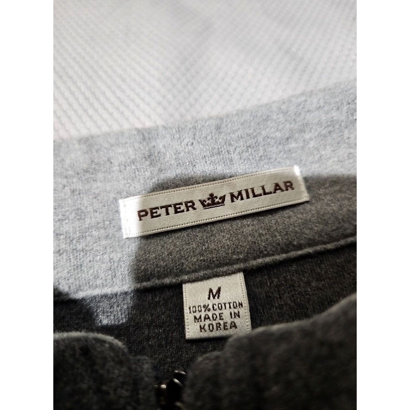 Peter Millar Peter Millar Sweater Mens M Gray Golf 1/4 Zip Pullover Casual Preppy Shirt? Size US M / EU 48-50 / 2 - 6 Thumbnail