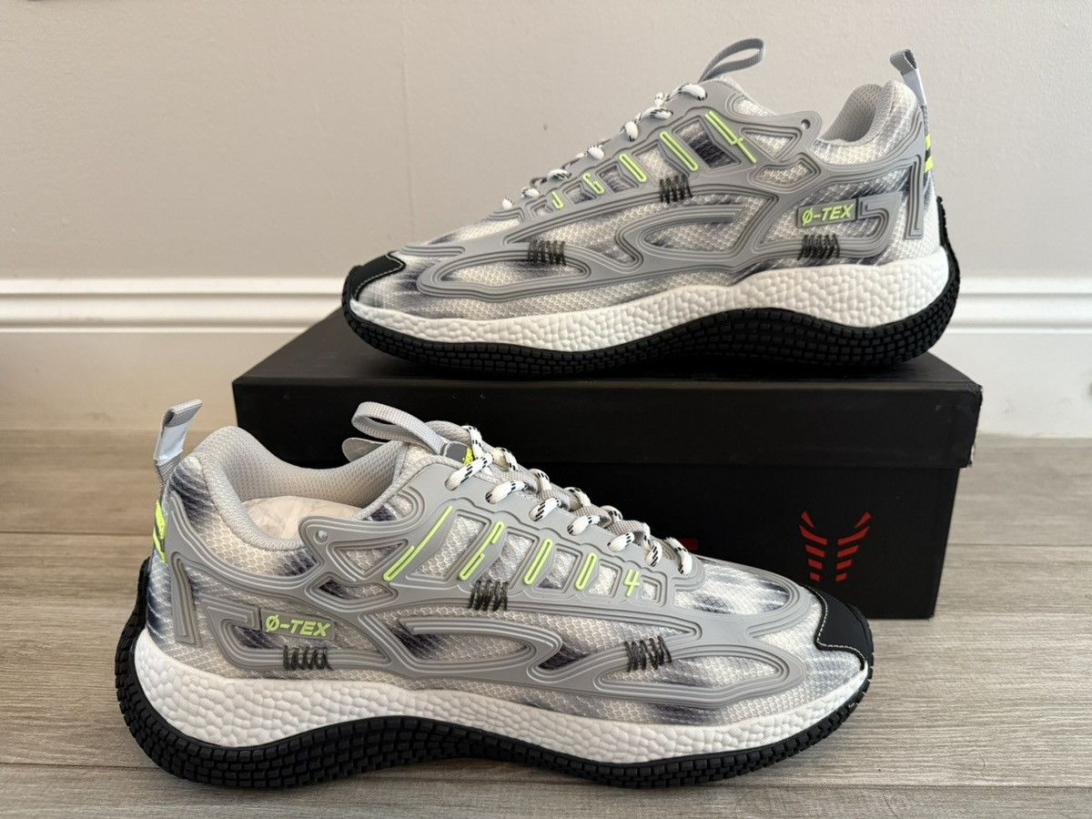 John Geiger JG John Geiger 004 GITD Grey Black Glow in the Dark Sz 12 Size US 12 / EU 45 - 2 Thumbnail