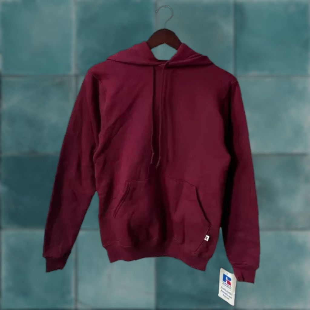 Russell Athletic VINTAGE Russell Athletic Hoodie Mens S Deadstock NWT 90s USA Red Sweatshirt Crew Shirt Warm Mens Size US S / EU 44-46 / 1 - 1 Thumbnail