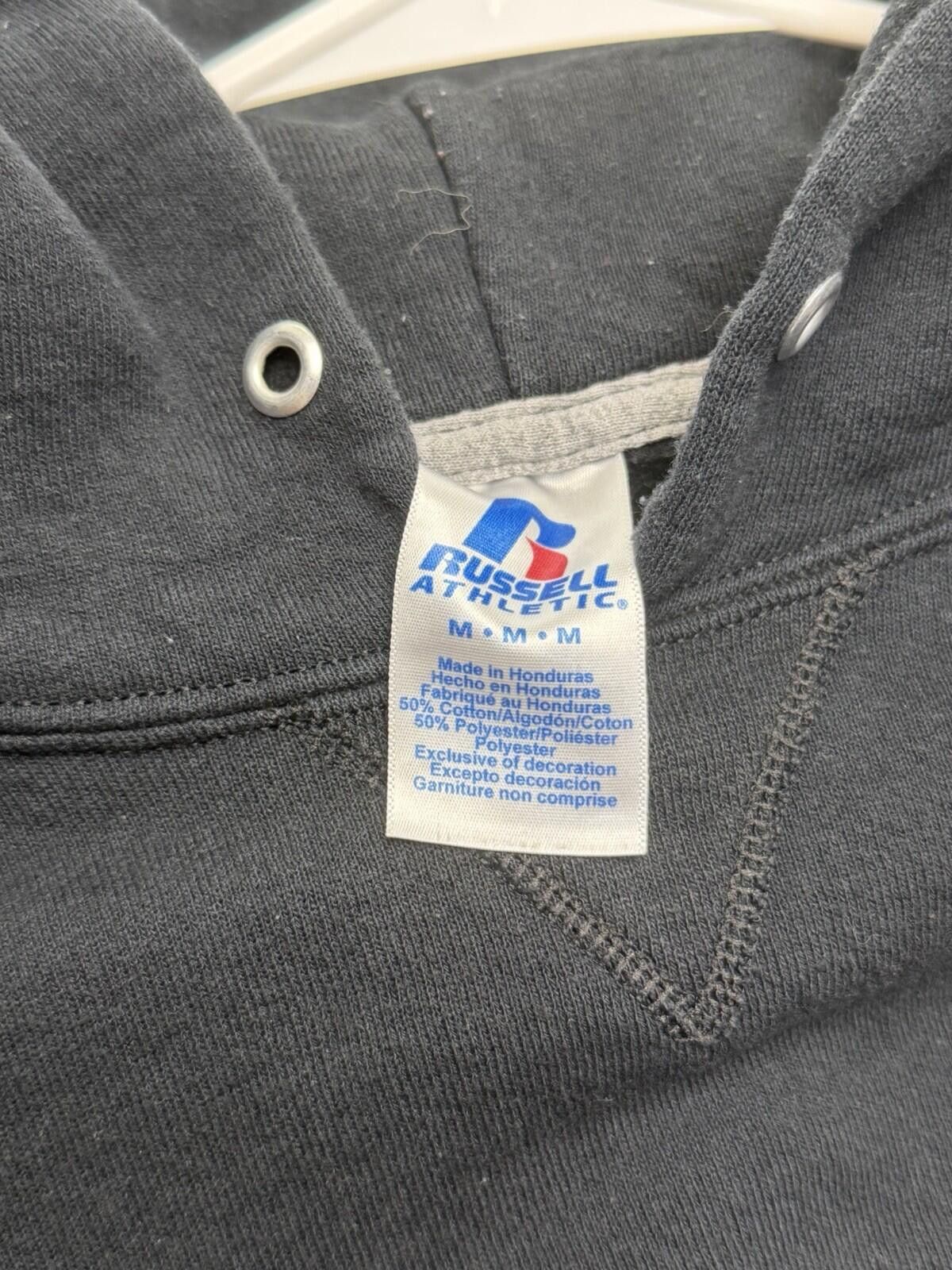 Russell Athletic Vintage Y2K Russell Athletic Black Blank Hoodie Size M Size US M / EU 48-50 / 2 - 5 Thumbnail