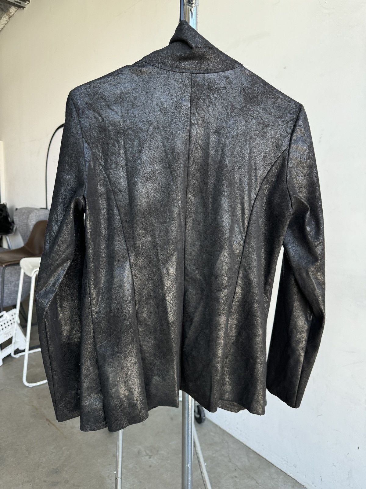 Other BLACK LEATHERY BLAZER Size XS / US 0-2 / IT 36-38 - 6 Thumbnail