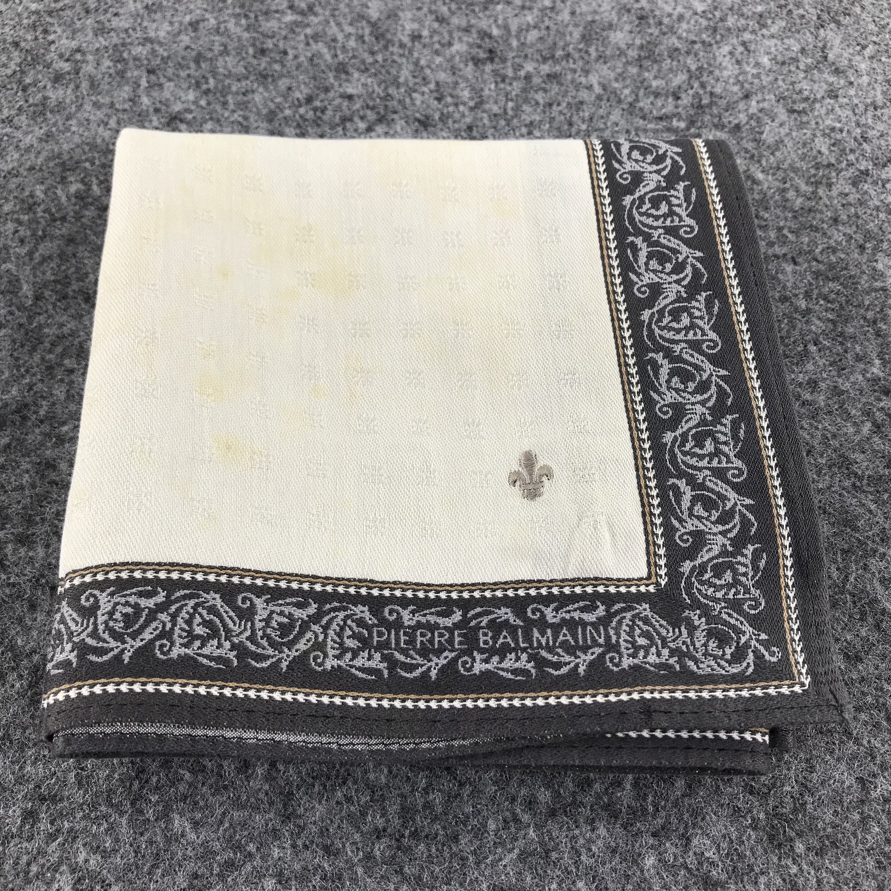 Pierre Balmain Pierre Balmain Handkerchief Neckerchief Bandana H228 Size ONE SIZE - 10 Thumbnail