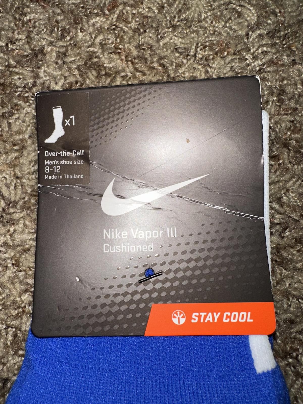 Nike Nike Vapor III Men's OTC Soccer Royal Socks Size ONE SIZE - 2 Thumbnail