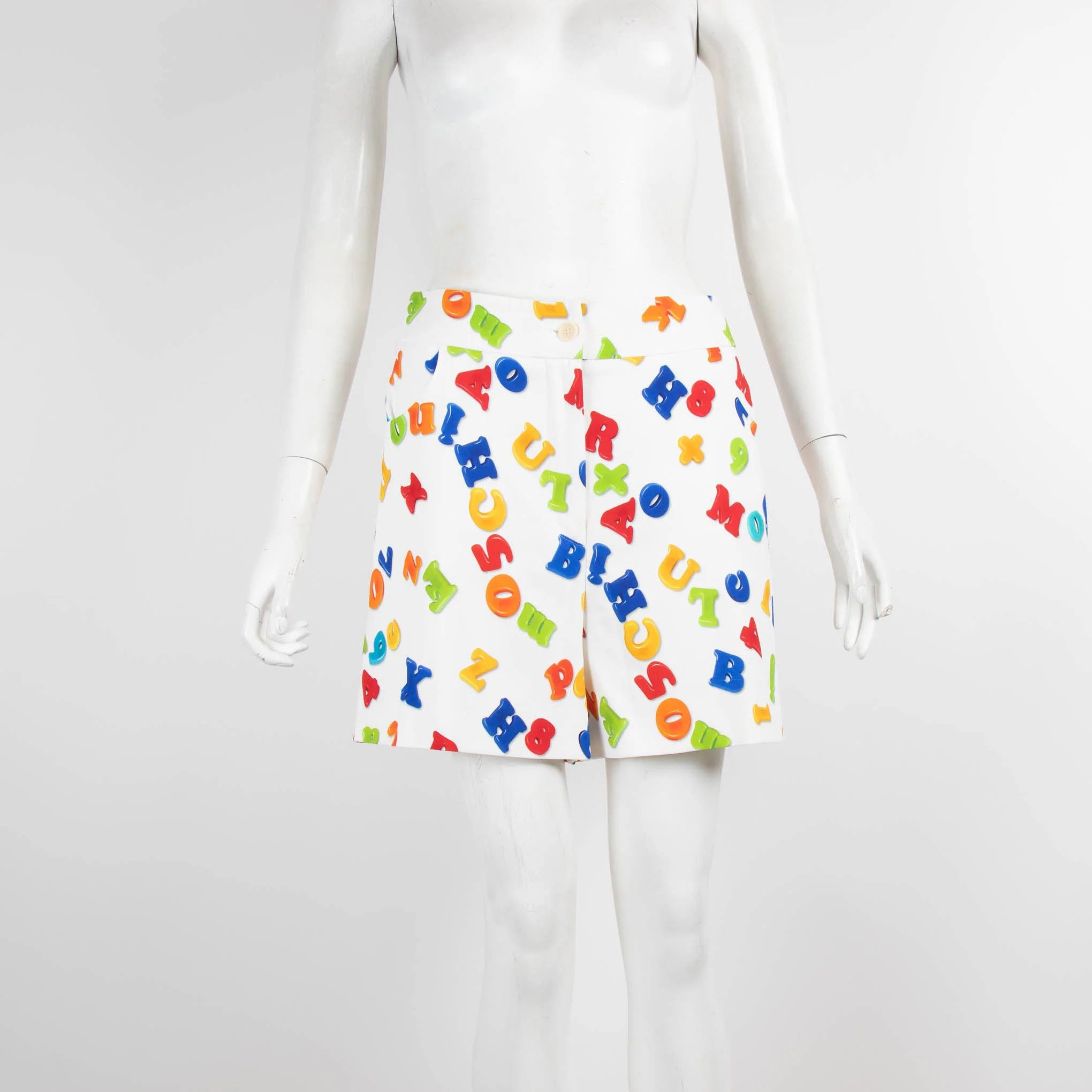 Moschino o1y0225 Logo Short in Multicolor Size US 32 / EU 48 - 1 Thumbnail