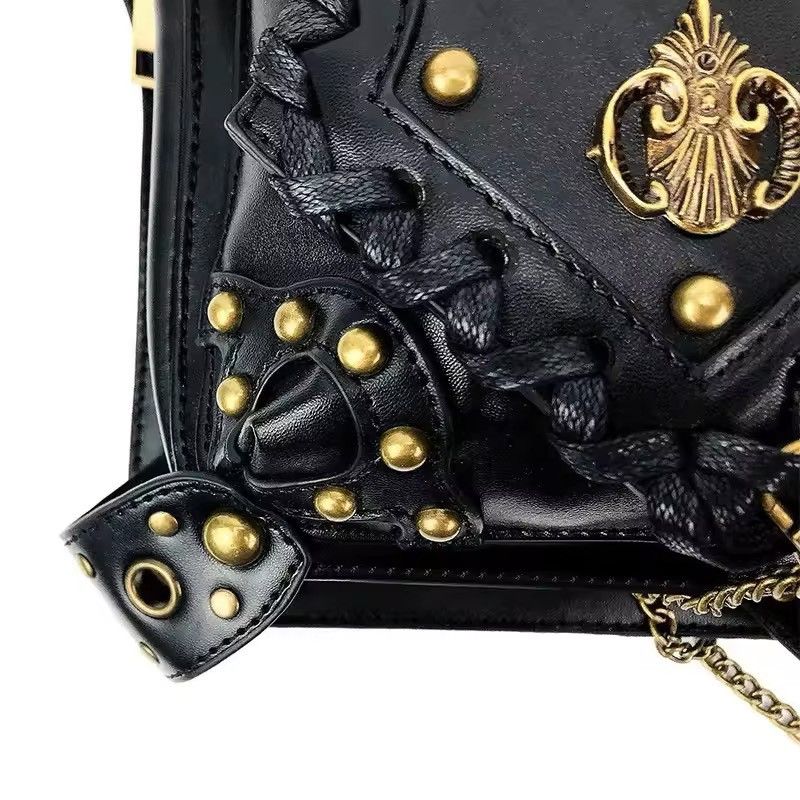Other Drop Leg Bag Steampunk Retro Rock Punk Waist Belt Size ONE SIZE - 7 Thumbnail