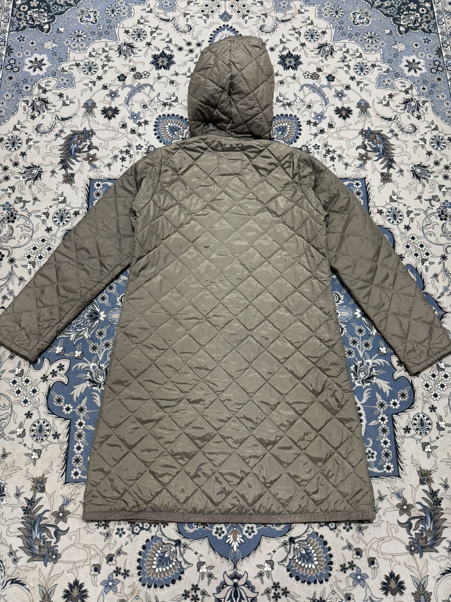 Lavenham Lavenham Quilted Long Coat Jacket Size US L / EU 52-54 / 3 - 2 Thumbnail