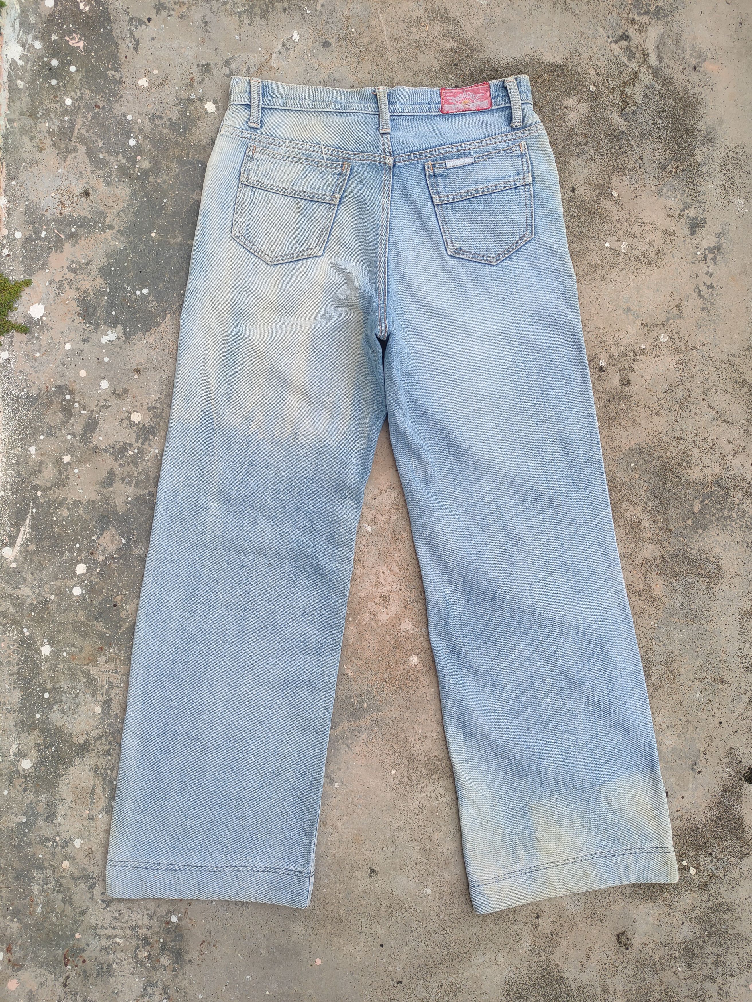 Paradise VINTAGE PARADISE FADED MUD WASH DENIM JEANS PANTS Size US 30 / EU 46 - 10 Thumbnail