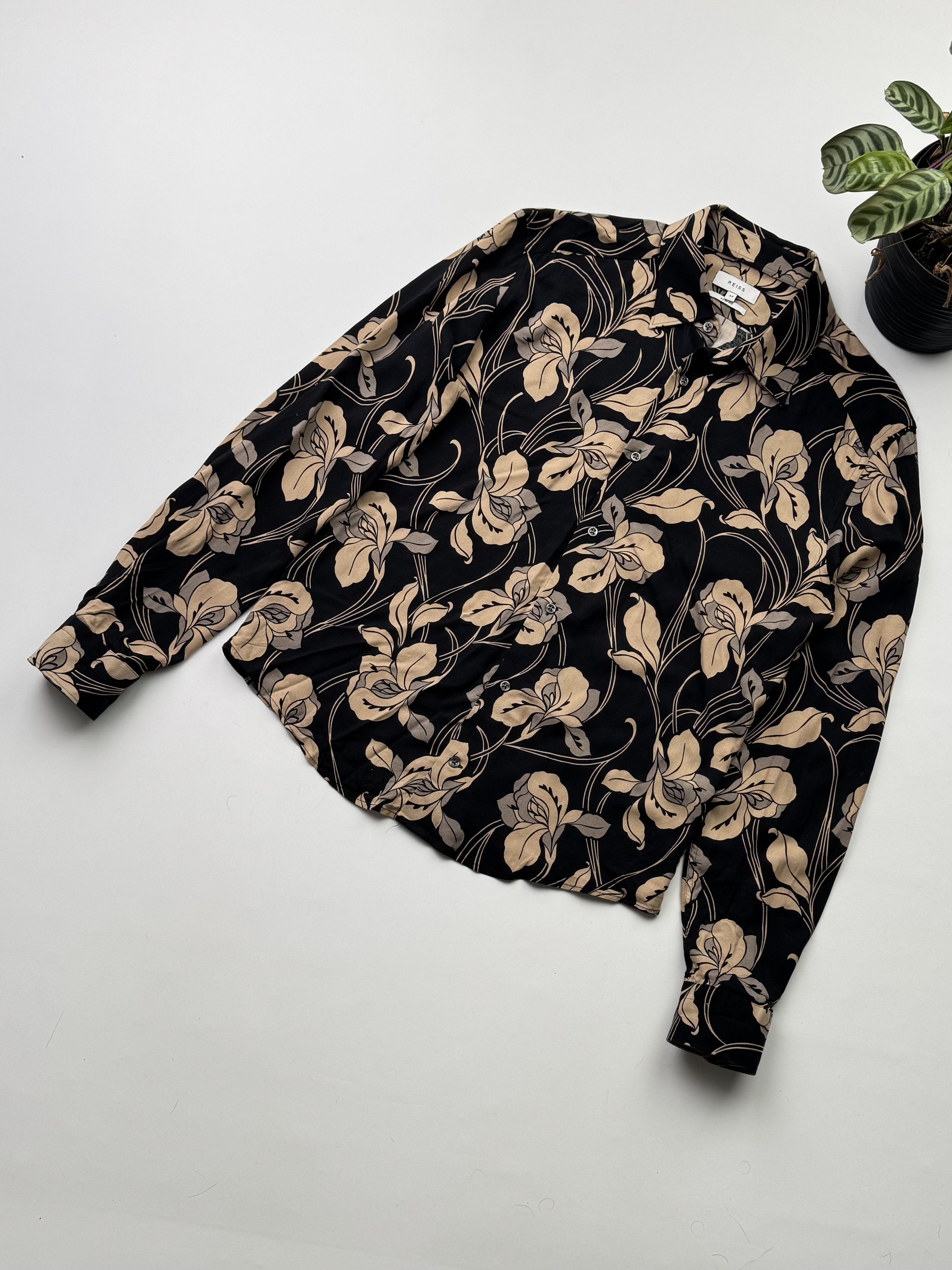 Reiss Reiss Viscose Shirt Long Sleeve (145) Size US M / EU 48-50 / 2 - 1 Thumbnail