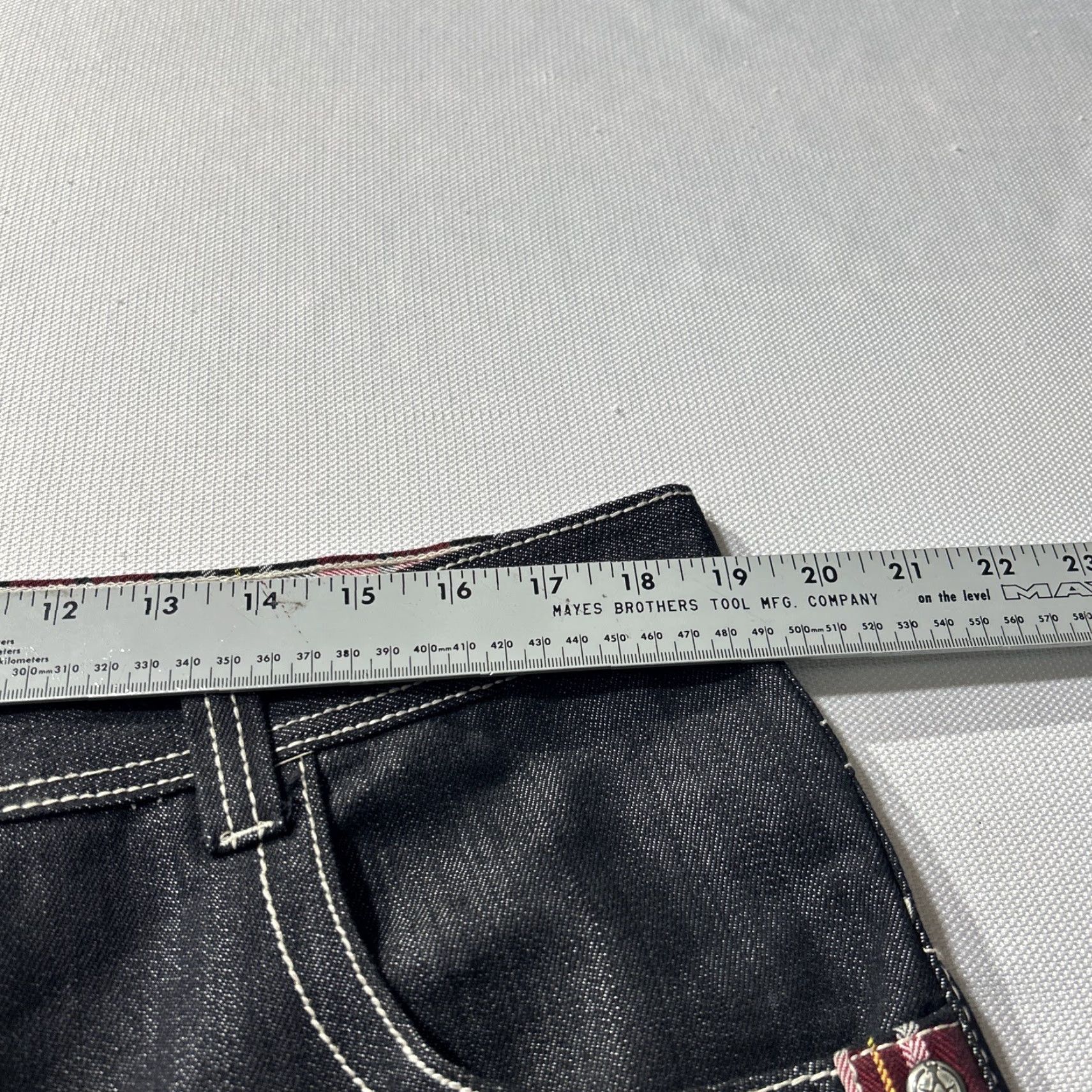 Vintage Ablanche Jeans Men’s 38 Black Denim Loose Baggy Hip Hop Y2K Embroidered Jeans Size US 38 / EU 54 - 5 Thumbnail
