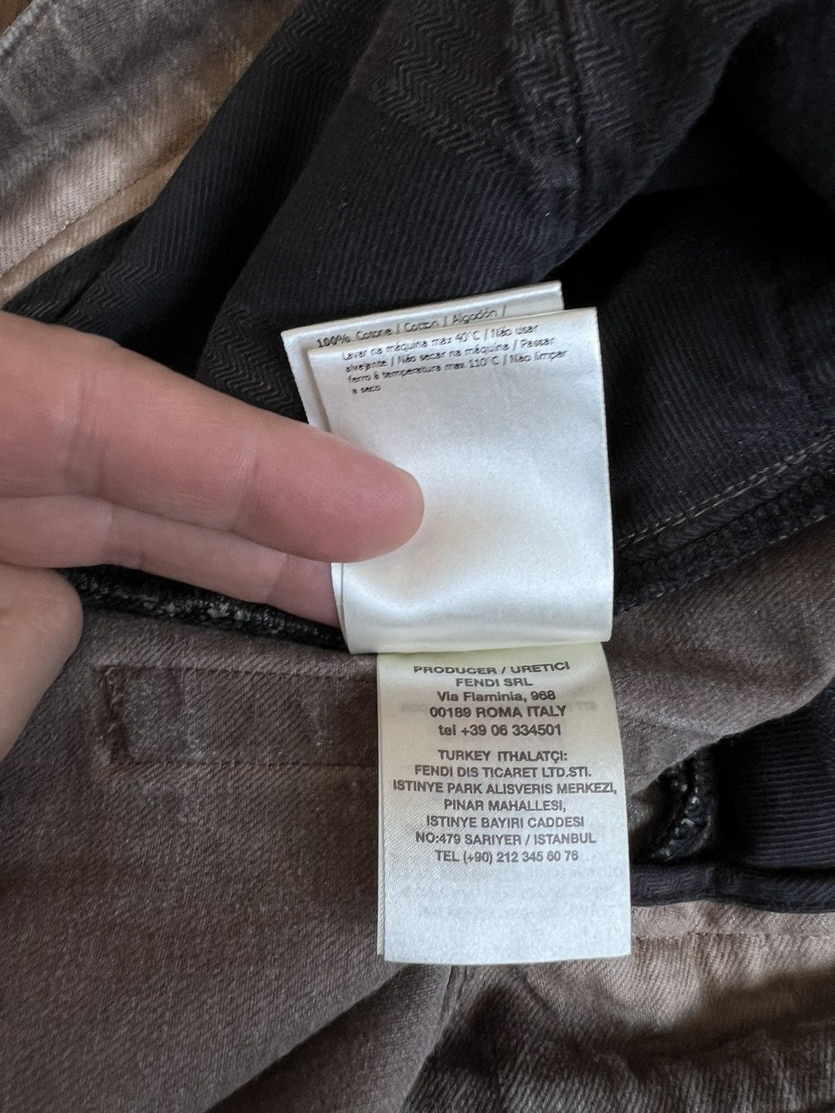 Fendi FENDI Jeans Pants Beige Size 34/34 Size US 34 / EU 50 - 17 Thumbnail