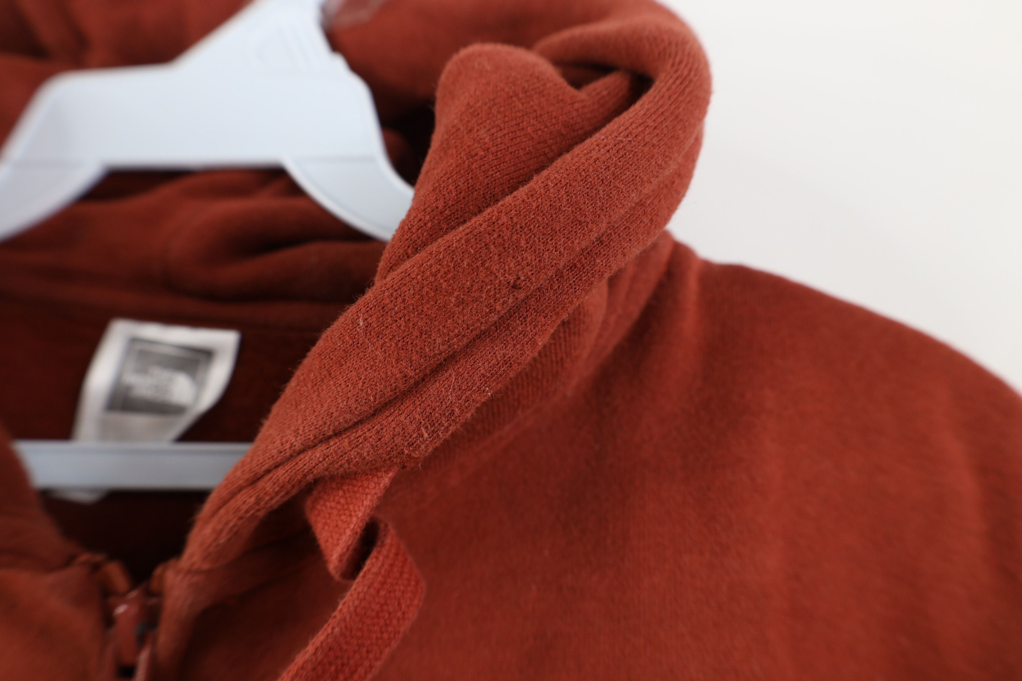 The North Face Vintage Y2K The North Face Logo Heavy Full Zip Hoodie Rust Size US S / EU 44-46 / 1 - 5 Thumbnail