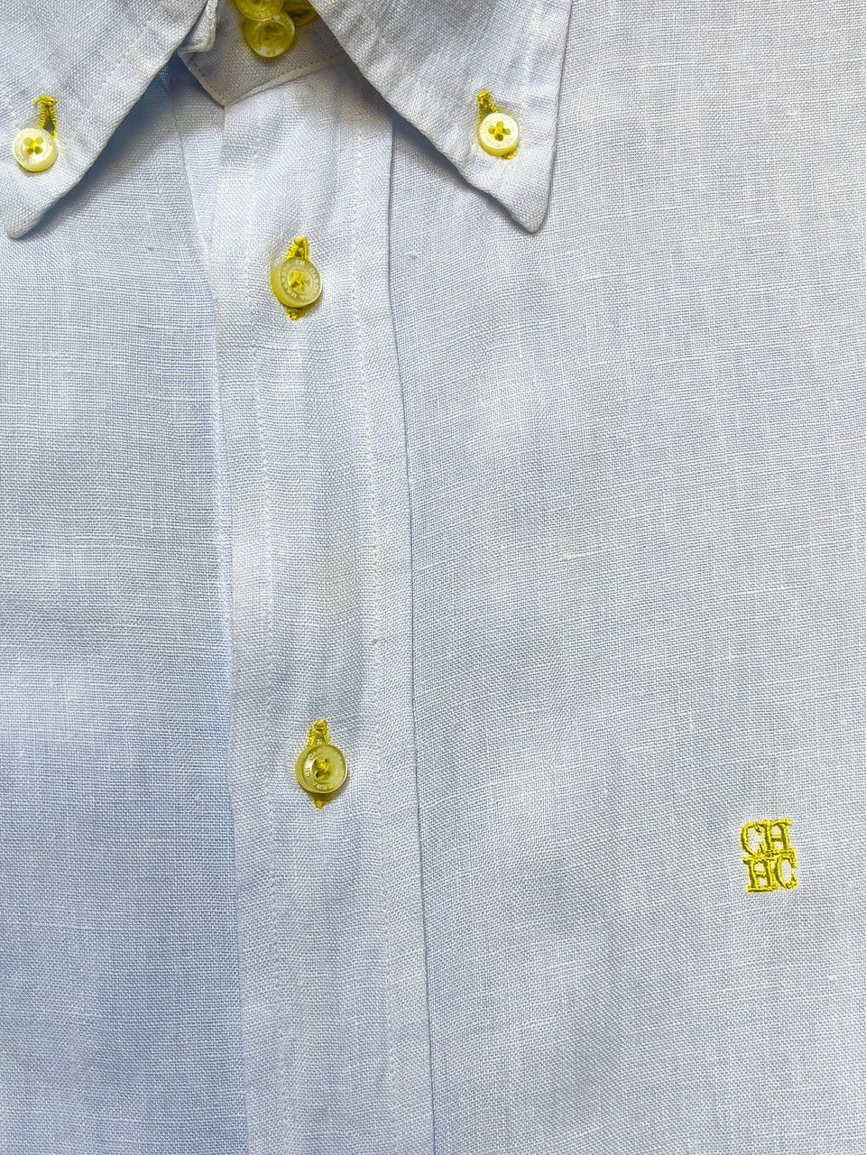 Carolina Herrera 🔥 Vintage Carolina Herrera shirt size xl / xxl linen lino Size US XXL / EU 58 / 5 - 6 Thumbnail