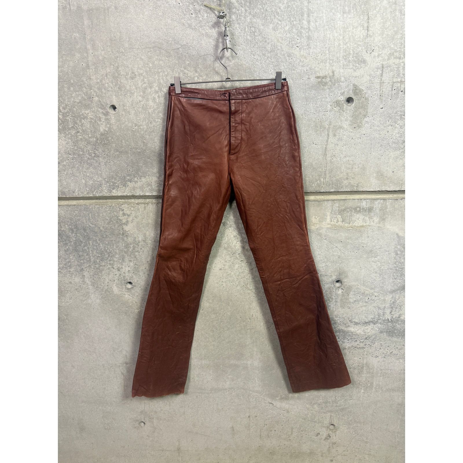 Carpe Diem Carpe Diem Brown Leather Pant Size US 28 / EU 44 - 1 Thumbnail