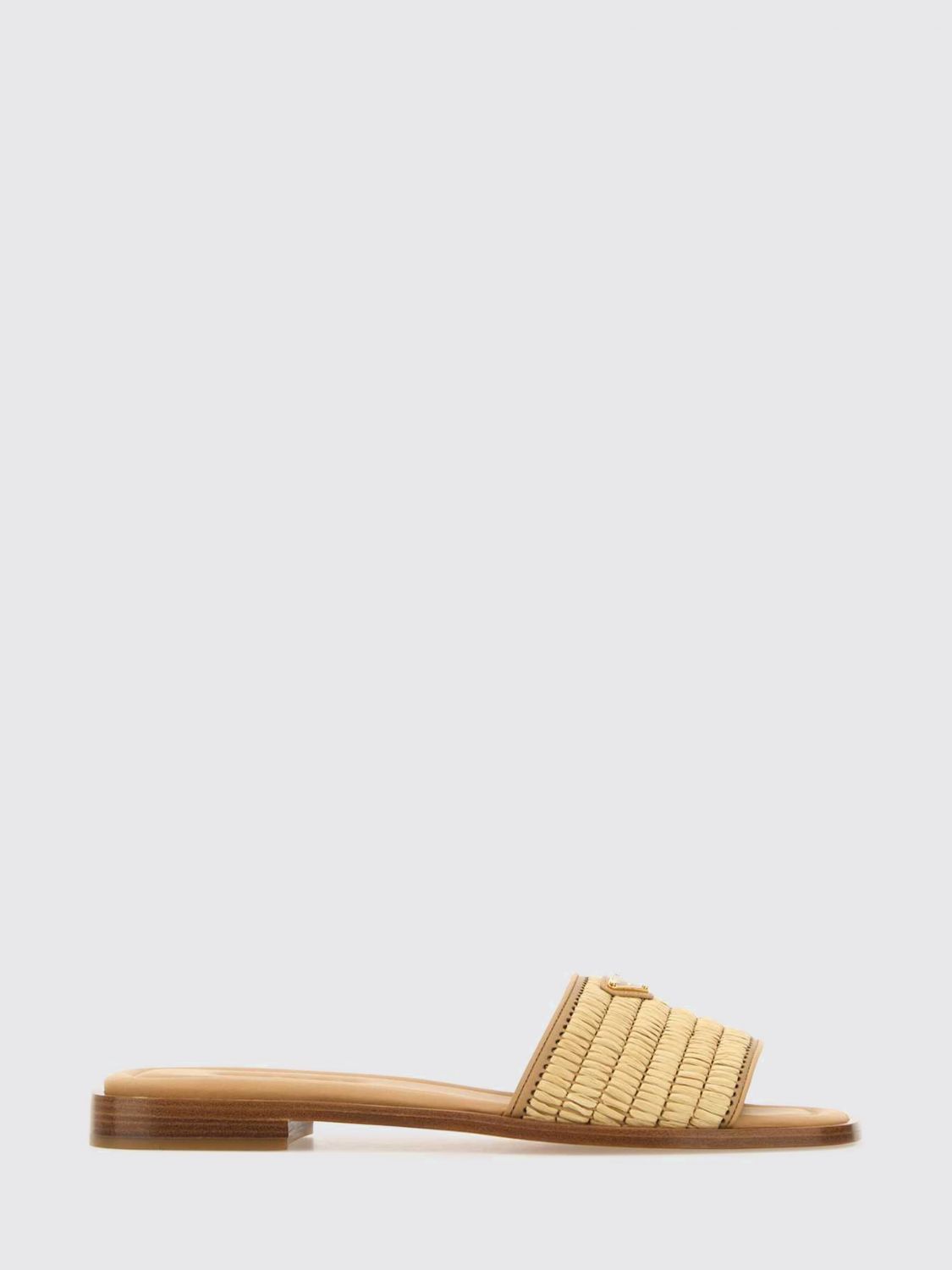 Prada Prada Heeled Sandal Woman Natural Size US 5.5 / IT 35.5 - 1 Preview