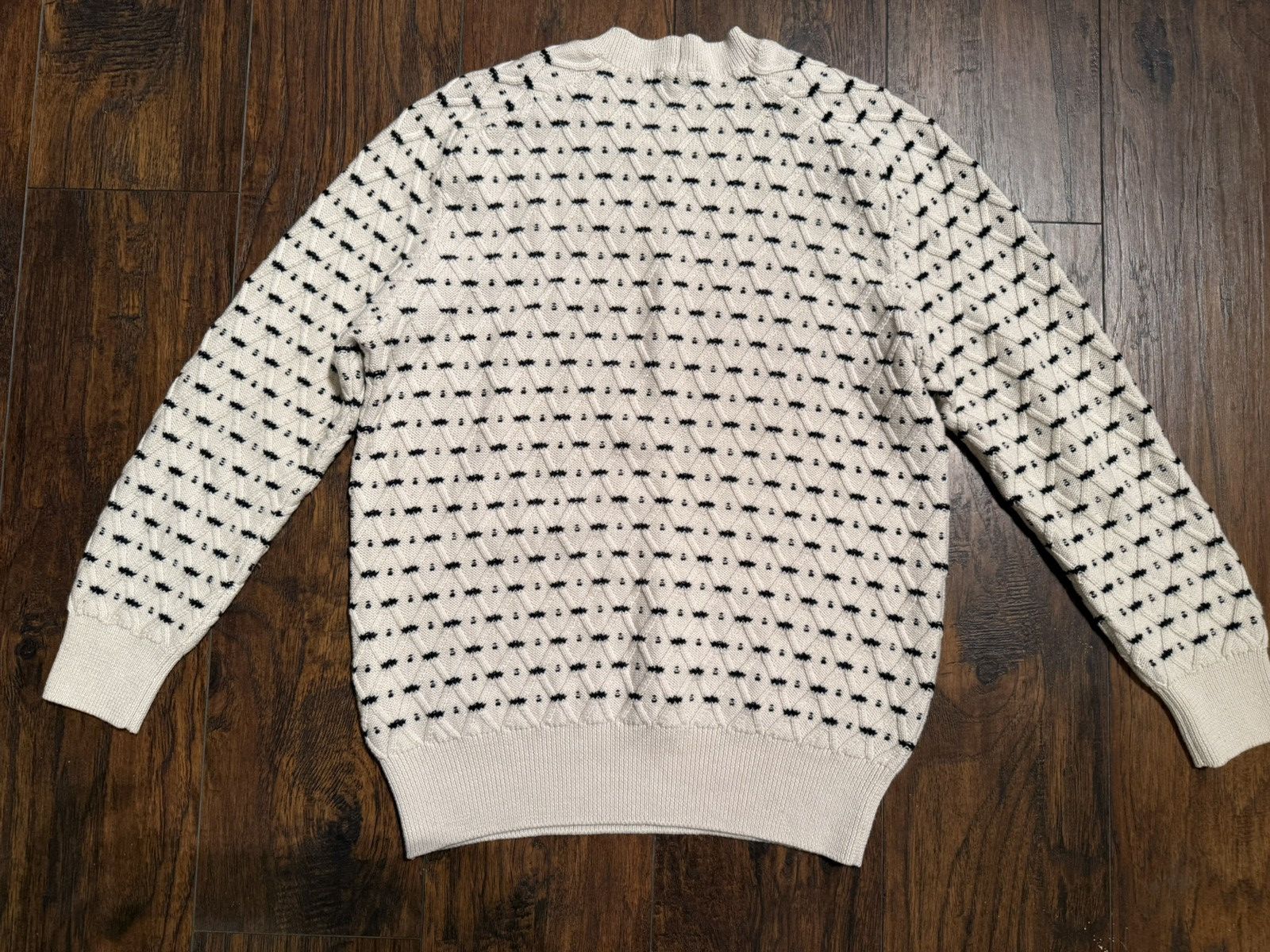 Paolo Pecora Virgin wool knit textured jumper Size US M / EU 48-50 / 2 - 2 Thumbnail