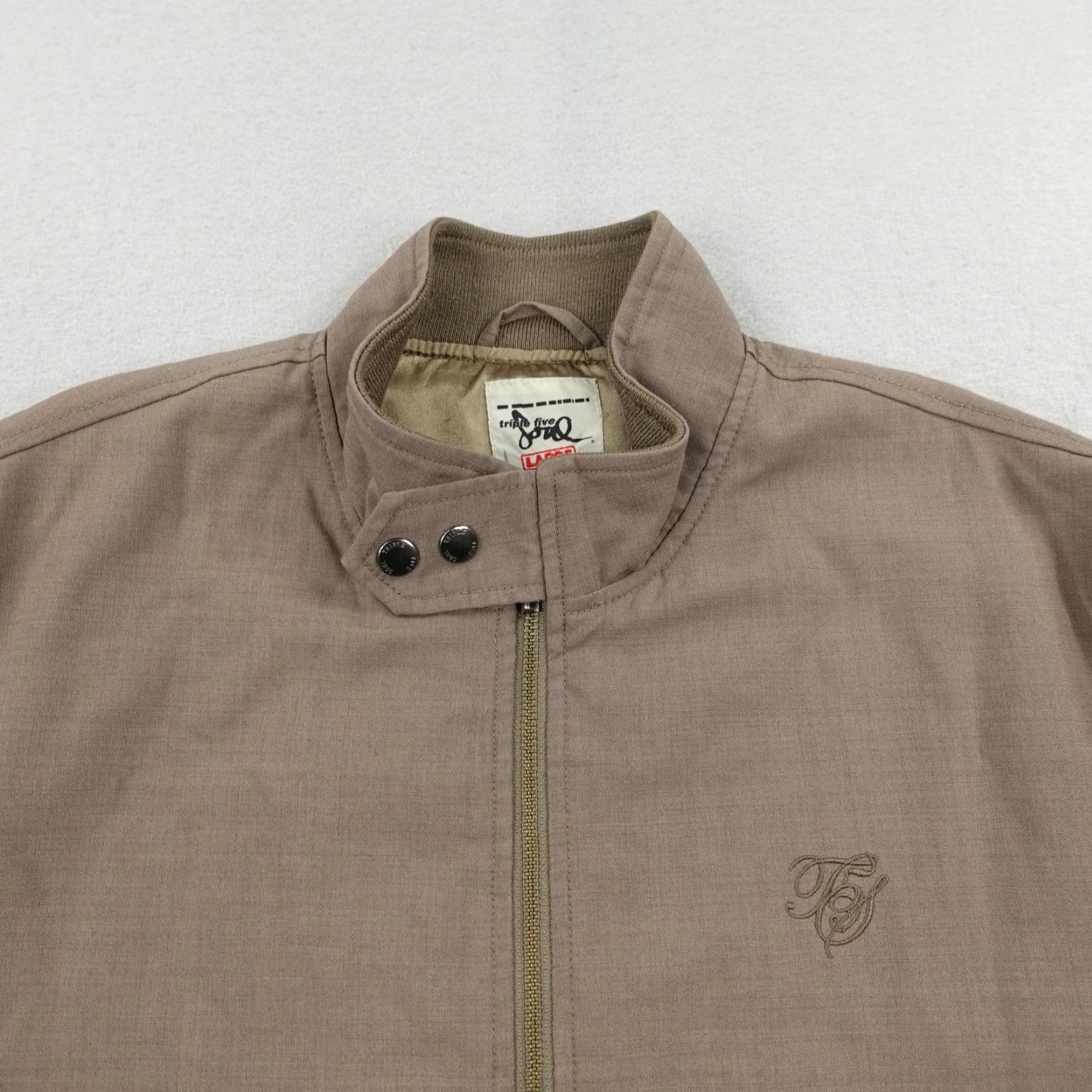 Vintage VINTAGE Triple Five Soul Jacket Mens L Brown Wool Blend Full Zip Bomber Coat Size US L / EU 52-54 / 3 - 2 Thumbnail