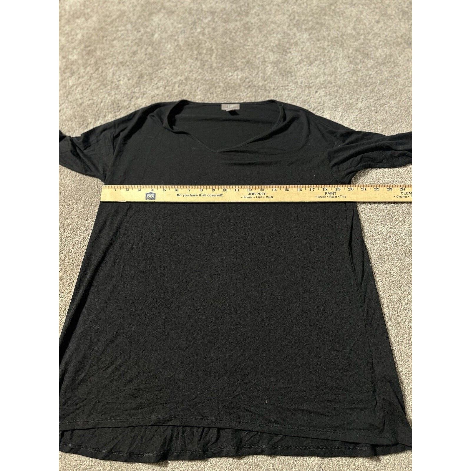 J. Jill J Jill Wearever Collection Black Top S Black Sheer Witchy Size S / US 4 / IT 40 - 3 Thumbnail