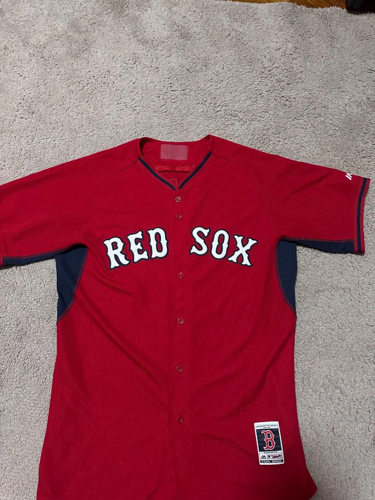 Majestic SIZEMORE Majestic BOSTON RED SOX Jersey 52 MLB Baseball Size US L / EU 52-54 / 3 - 3 Thumbnail