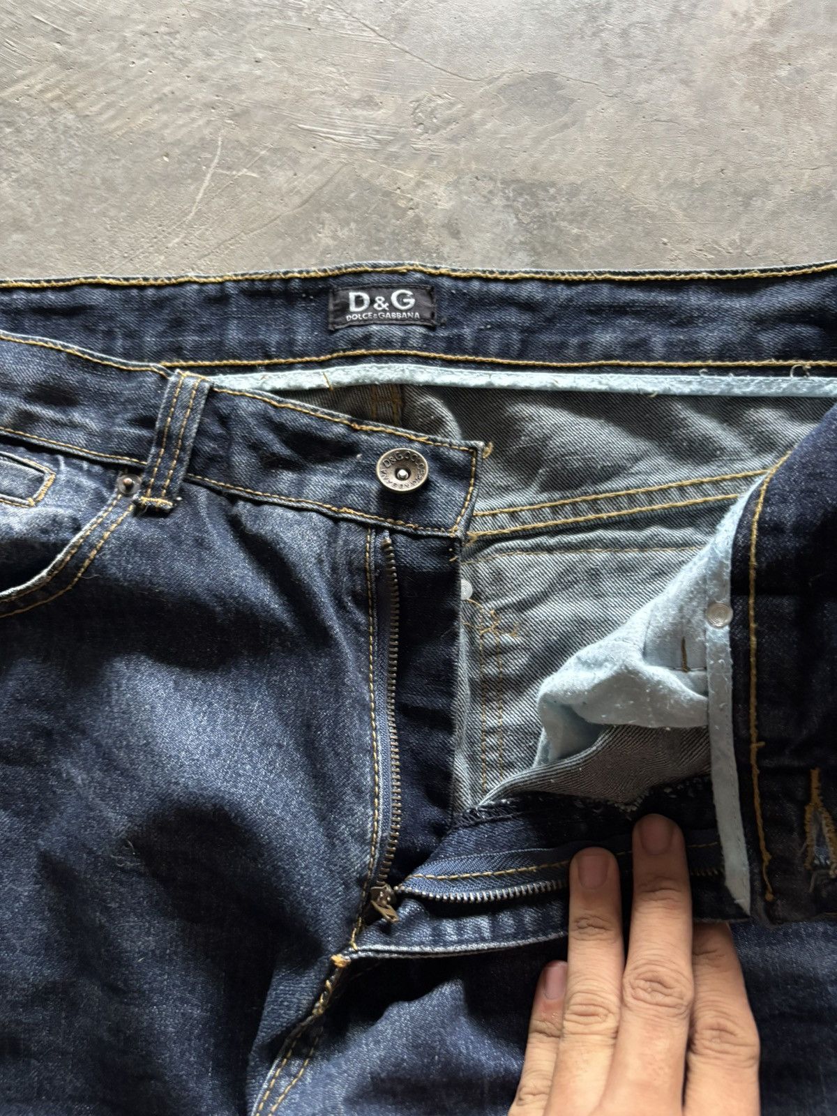 Dolce & Gabbana DOLCE GABBANA distressed archived jeans washed whiskered Size US 35 - 4 Thumbnail