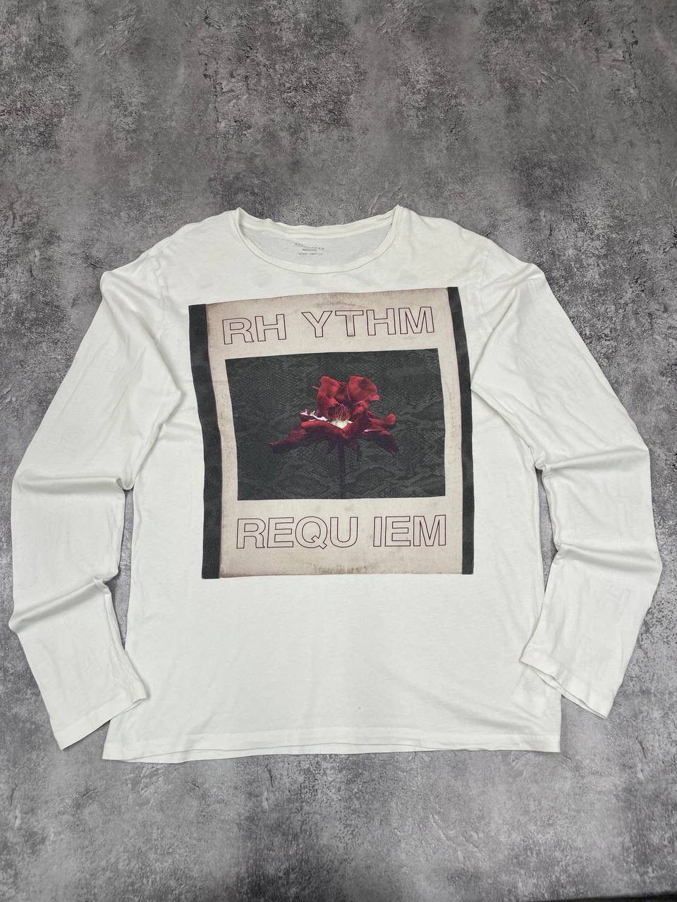 Allsaints AllSaints Men Cotton Long Sleeve T Shirt Top White Size M Size US M / EU 48-50 / 2 - 1 Thumbnail
