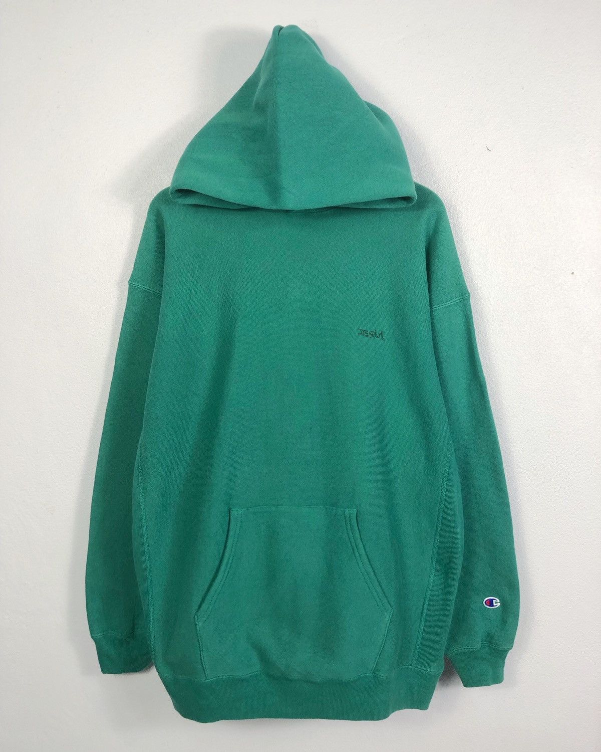 Champion Vintage Champion X X-girl Reverse Weave Big Logo Hoodie Size US S / EU 44-46 / 1 - 1 Thumbnail