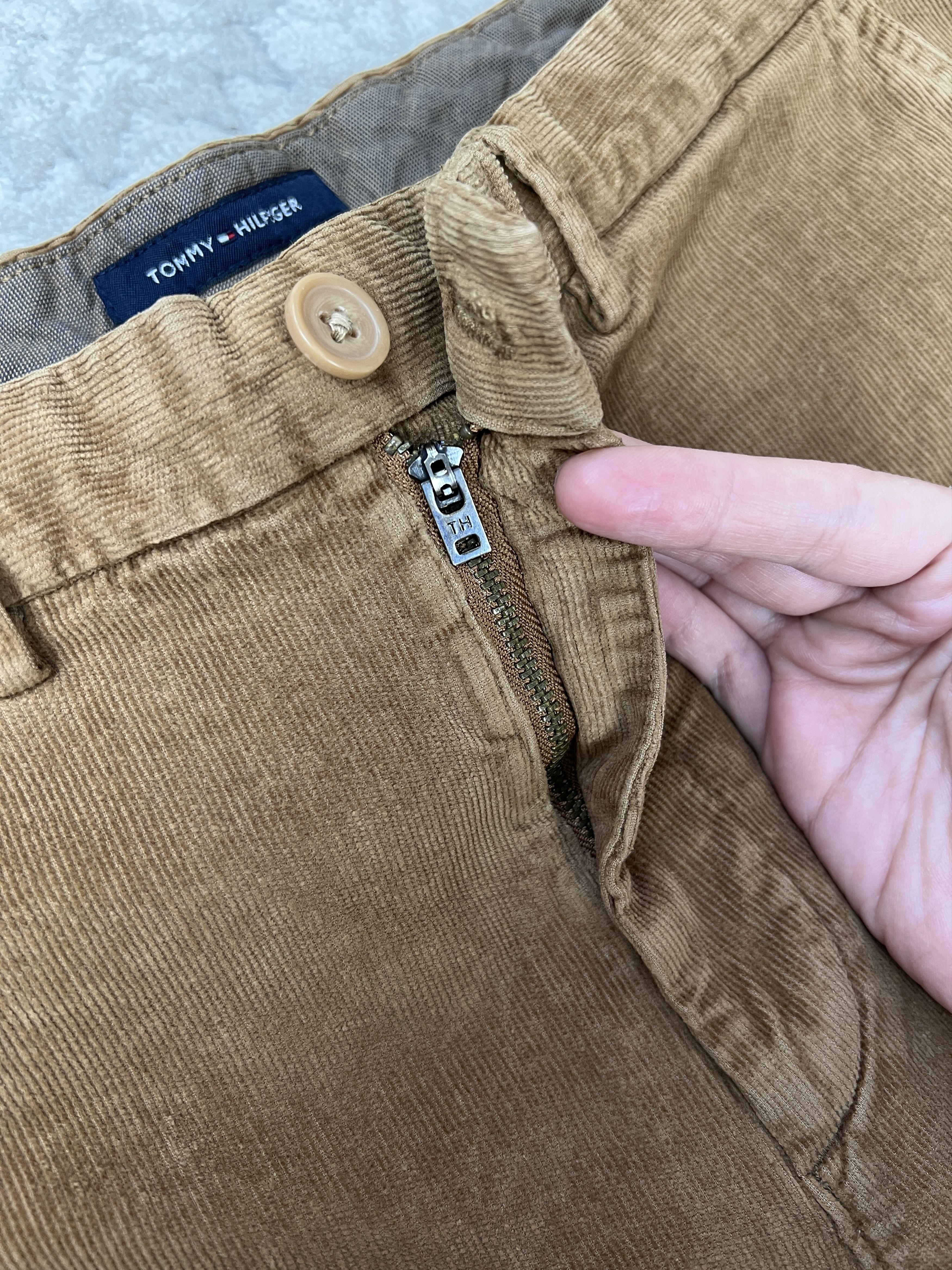 Tommy Hilfiger Tommy Hilfiger Corduroy Pants 36W - Camel Brown Size US 36 / EU 52 - 5 Thumbnail