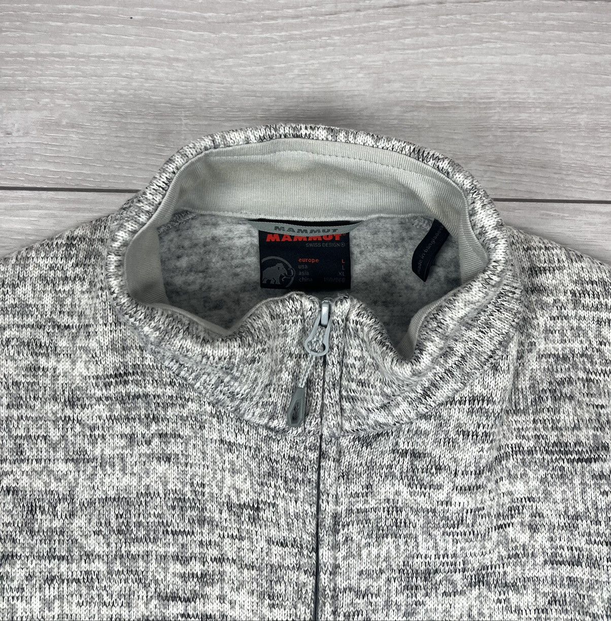Mammut Mammut Full Zip Grey Gorpcore Heavy Fleece Jacket Size US L / EU 52-54 / 3 - 9 Thumbnail