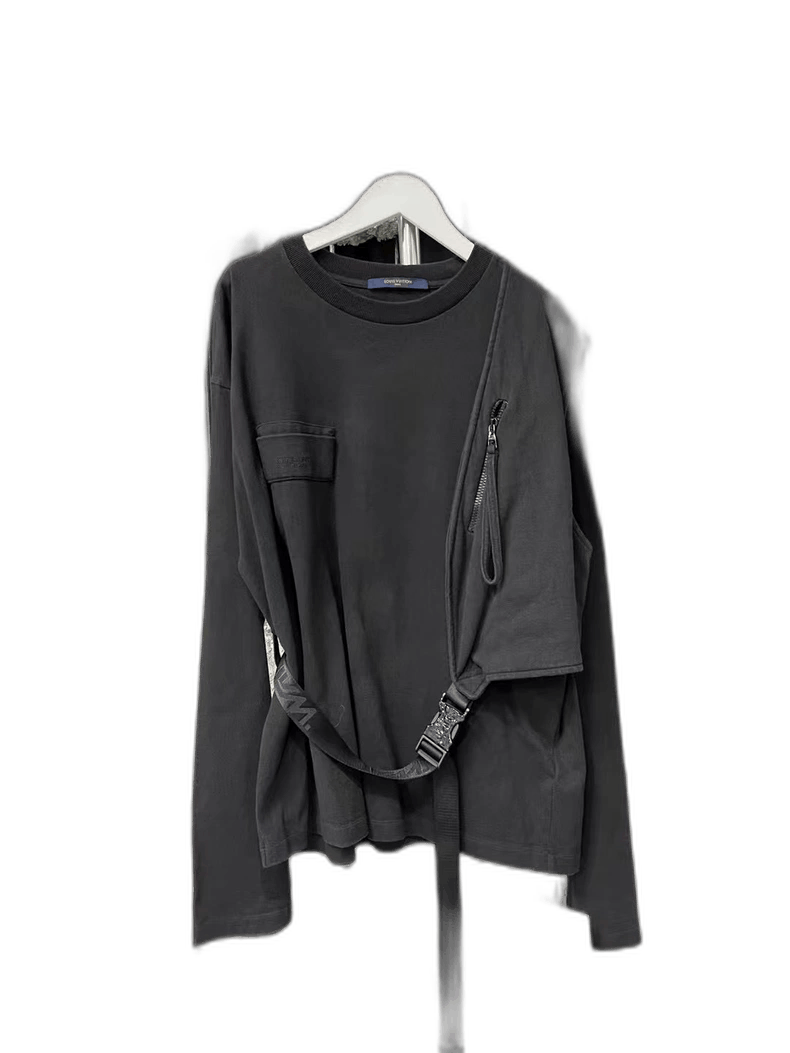 Louis Vuitton Louis Vuitton Black Tactical Long Sleeve Vest-yf Size US S / EU 44-46 / 1 - 1 Thumbnail