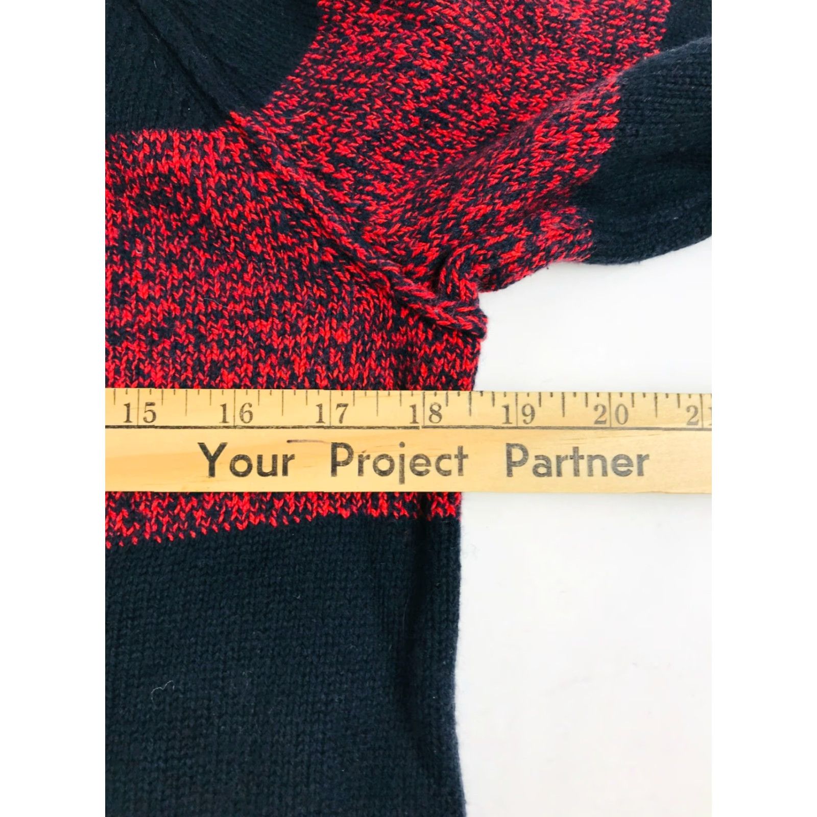 Gap Gap Sweater Mens Small Black Striped Wool Blend Pullover Front Pockets Crew Neck Knit Shirt Size US S / EU 44-46 / 1 - 4 Thumbnail