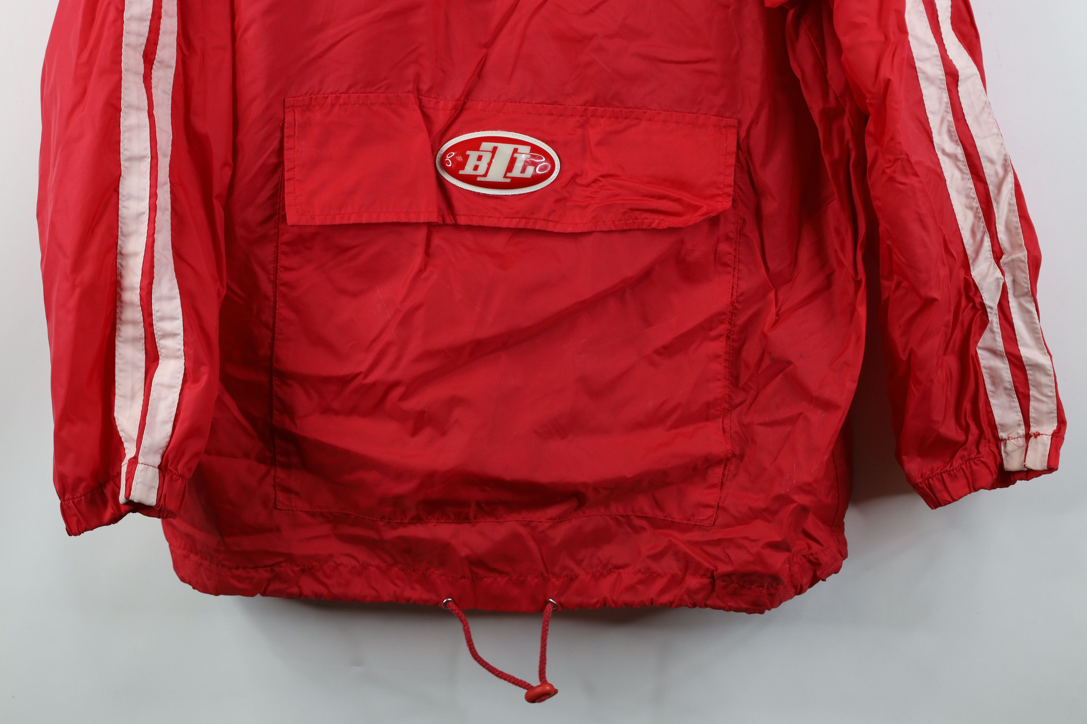 Vintage Vintage 90s Streetwear Anorak Windbreaker Jacket Red Size US XL / EU 56 / 4 - 3 Thumbnail